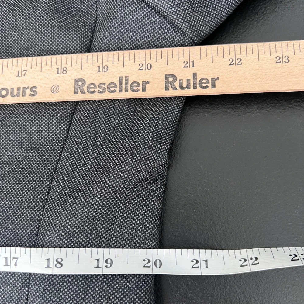 Suitsupply Suit Coat Blazer Mens 40R Charcoal Grey Wool Vitale Barberis Canonico